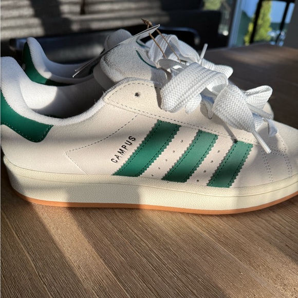 adidas Campus Sneakers White Green - Picture 6 of 11
